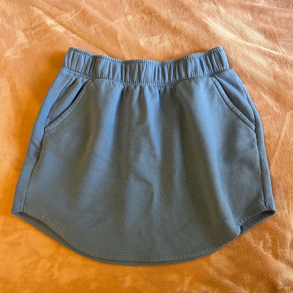 Wild Fable Light Blue Fleece Skirt